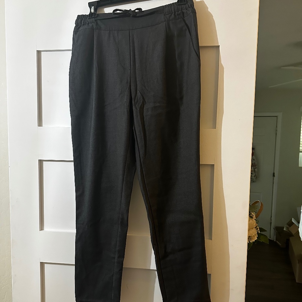 La fée maraboutée women’s grey slacks elastic waist